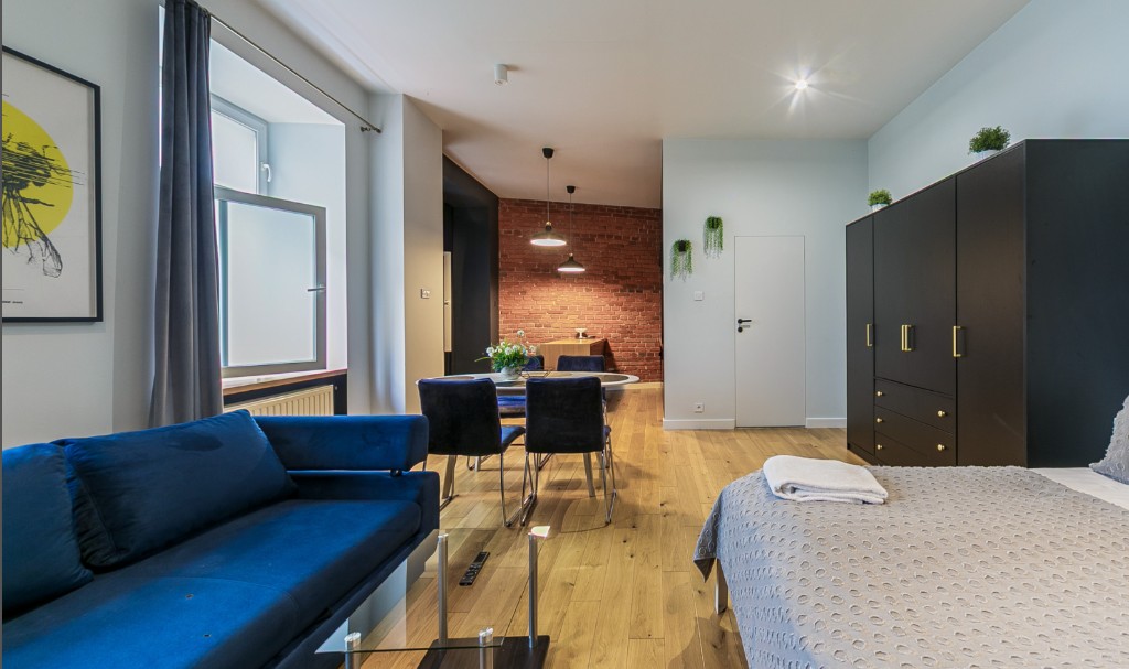 Studio z opcją 2 pokoi, Łódź — gotowiec inwestycyjny